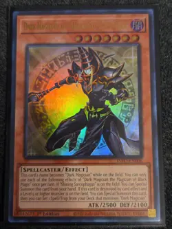 Dark Magician The Magician Of Black Magic Ultra Rare INFO-EN006 NM Yu-Gi-Oh! - Image 1