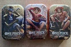 One Piece OP-13 Tin Set Vol 2 (3 Tins Set) - Factory Sealed brand new - Image 1