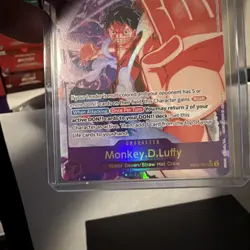 ONE PIECE Monkey D Luffy Alt Art EB02-061 SEC Anime 25th Collection English - Image 3