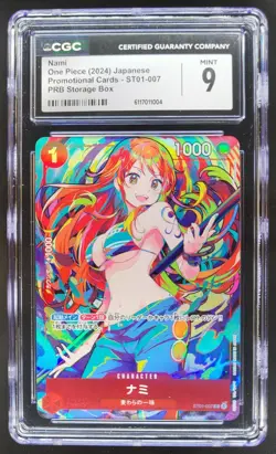 2024 ONE PIECE CCG JAPANESE NAMI PROMO ST01-007 CGC 9 B PT - Image 1