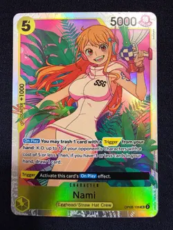 One Piece TCG Two Legends Nami Foil SR OP08-106 NM-M !!! - Image 1