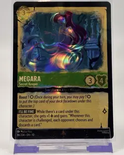 Disney Lorcana Megara - Secret Keeper 86/204 Whispers in the Well Rare Foil - Image 1
