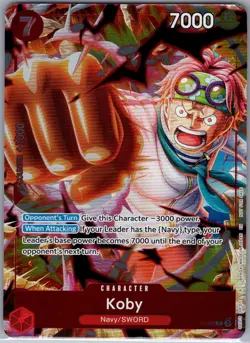 Koby (Event Pack Vol. 7) P-092 English One Piece Promo Card - NM - Image 1