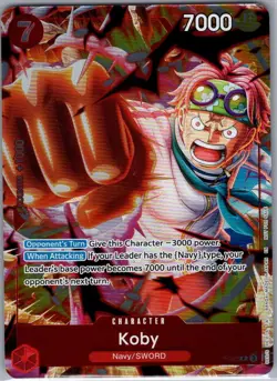 Koby (Event Pack Vol. 7) P-092 English One Piece Promo Card - NM - Image 1