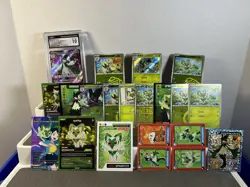 Pokemon Lot of Cards and Stickers Sprigatito Evolution Only Pokemon Lot of 19 - Image 1