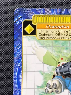 BO-167 Gargomon Digimon Card Digi-Battle Series 4 2001 Bandai - Image 2