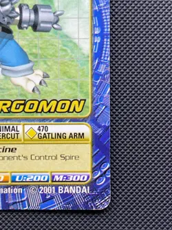 BO-167 Gargomon Digimon Card Digi-Battle Series 4 2001 Bandai - Image 4