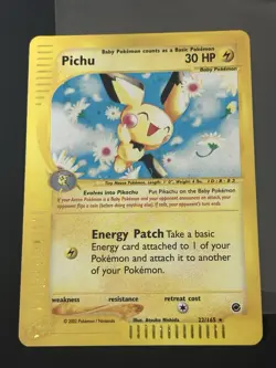 Expedition Pichu 22/165 Holo Rare Pokemon Card E-Series - Image 1