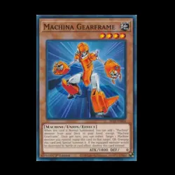 1996 Yu-Gi-Oh! 1st Edition Machina Gearframe SR10-EN005 Common Card - Image 1
