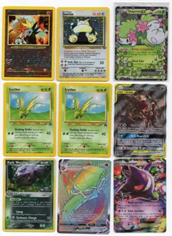 Pokemon 9 Card Lot #21 - Japanese & English - Modern-WOTC Vintage -HP/NM - Image 1