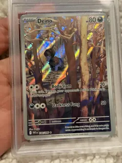 Pokemon Deino White Flare Illustration Rare Card 146/086 TCG PSA 8 - Image 5