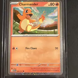 Charmander 020/217 Cosmos Holo Pokemon Card w/ DOUBLE SWIRL 🌀 - Image 5