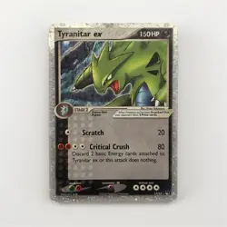 Pokemon Tyranitar ex Holo Rare Card 17/17 150HP Stage 2 EX Team Rocket Returns … - Image 1