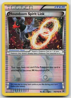 Pokemon Card Houndoom Spirit Link REVERSE HOLO XY - BREAKthrough 142/162 - Image 1