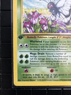 Pokemon Cards: Jungle 1st Edition Uncommon: Butterfree 33/64 - Image 2