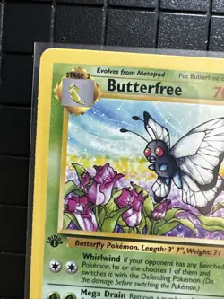 Pokemon Cards: Jungle 1st Edition Uncommon: Butterfree 33/64 - Image 3