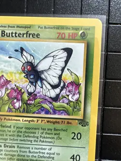 Pokemon Cards: Jungle 1st Edition Uncommon: Butterfree 33/64 - Image 4