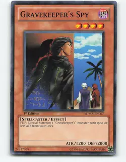 Gravekeeper's Spy #DR1-EN007 1st Edition Yugioh Card - Image 1