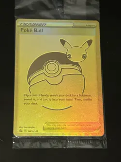Pokemon Poke Ball Trainer Promo SWSH146 Sword & Shield Foil Card English - Image 1