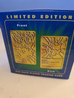 SEALED Pokemon 23K Gold Plated Trading Card New Pokeball TOGEPI Burger King - Image 5