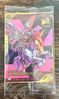 Gundam ARSENAL BASE Card Master Gundam 6 Fuunsaiki BANDAI JAPAN PR-208 PR-242 - Image 1