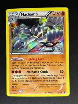Pokemon Card - Machamp XY13 - Prerelease Promo - Holo - Image 1