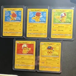 Pokemon TCG Ash's Pikachu I Choose You! 5 Cards SM109,SM111-SM114 English - Image 1