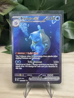 Blastoise ex 200/165 Special Illustration Rare 151 English Pokemon Card NM - Image 1