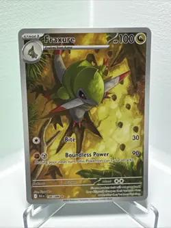 Pokemon TCG SV Black Bolt Fraxure Illustration Rare Card 146/086 NM Condition - Image 1