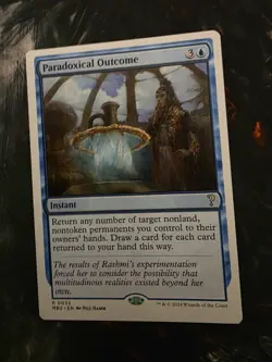 Paradoxical Outcome White Border #33 Mystery Booster 2 MTG Magic Card - Image 1