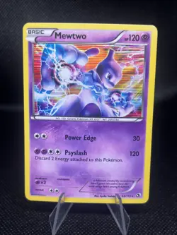 Mewtwo 53/113 Legendary Treasures Holo pokemon card - Image 1