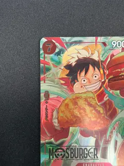 [NM] Monkey D. Luffy ONE PIECE Card Japan P-080 Promo Mos Burger Promo 22F48 - Image 4