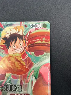 [NM] Monkey D. Luffy ONE PIECE Card Japan P-080 Promo Mos Burger Promo 22F48 - Image 5