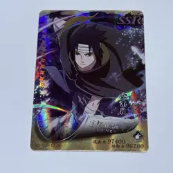 Sasuke Uchiha | Naruto Trading Card TCG SSR 128 Cool Art Holo Foil Anime Tc11 - Image 1