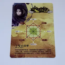 Sasuke Uchiha | Naruto Trading Card TCG SSR 128 Cool Art Holo Foil Anime Tc11 - Image 2