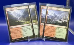 MTG 4X Wooded Foothills, Various Sets Non-Foil Play set NM/LP - Image 2