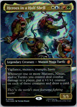 Heroes in a Half Shell (Borderless) M Commander: Teenage Mutant Ninja Turtles 6 - Image 1
