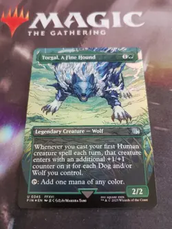 Mtg. Torgal, A Fine Hound. Foil Borderless. Final Fantasy. Pack Fresh - Image 1