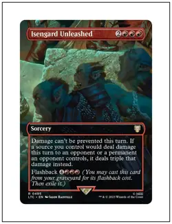 1x Isengard Unleashed, Borderless Art, Magic the Gathering MTG NM - Image 1