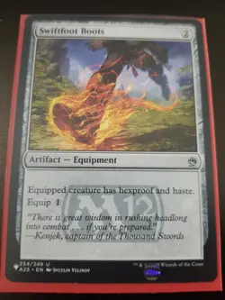 Swiftfoot Boots - Masters 25 - Magic the Gathering- Near Mint/Mint - Image 1