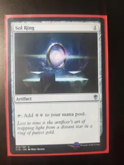 Sol Ring - Commander 2016 - Magic the Gathering- Near Mint/Mint - Image 1