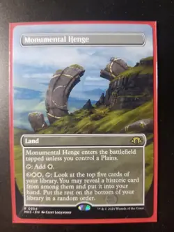 Monumental Henge (Borderless) - Modern Horizons 3 - Near Mint/Mint - Image 1