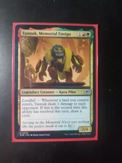 Tannuk, Memorial Ensign - Edge of Eternities - Magic the Gathering - NM/M - Image 1