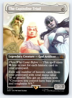 The Capitoline Triad Borderless - Assassin's Creed MTG Universes Beyond - Image 1