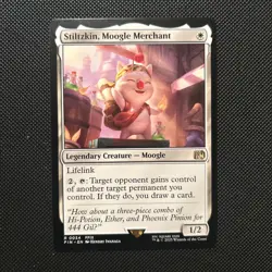 MTG Magic the Gathering Stiltzkin, Moogle Merchant (34/764) Final Fantasy NM - Image 1