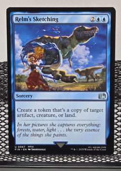 MTG, Relm's Sketching, U, Final Fantasy, FIN, NM/MINT, 067 - Image 1