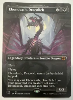 Ebondeath, Dracolich (Borderless) Adventures in the Forgotten Realms Regular - Image 1