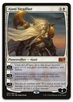 Ajani Steadfast #1 (NM) Magic 2015 M15 Magic MTG - Image 1