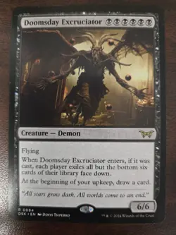 Doomsday Excruciator NM Duskmourn: House of Horror MTG FREE SHIPPING - Image 1