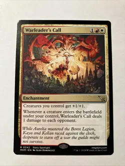 MTG / Warleader's Call / MKM / #242 / Regular / Rare / NM Pack Fresh - Image 1